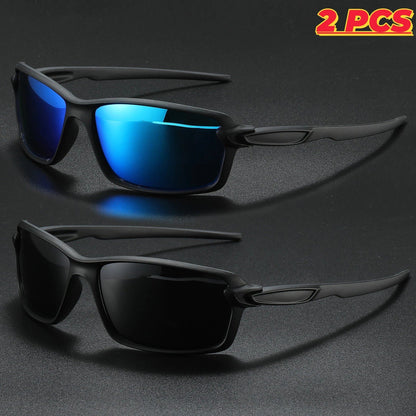 Brand New Polarized Sports Sunglasses, Square Frame, Unisex, Perfect for Running, Driving, and Fishing, UV400 Protection, Parallel Import, Set of 1, 2, or 3