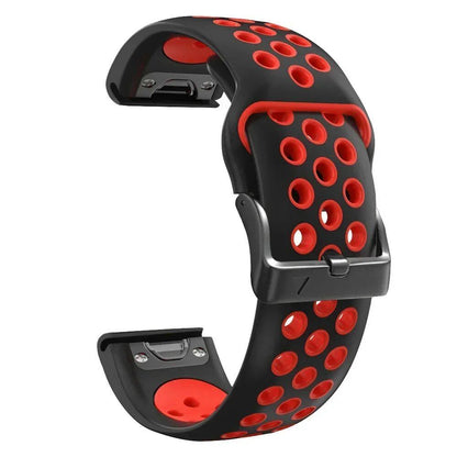 Quick-Fit Silicone Watch Strap for Garmin Instinct 2X Solar, 26mm and 22mm, Compatible with Garmin Fenix 6X, 6 Pro, 5X, 5 Plus, 7X, and 7, Band Color: 0, Parallel Import