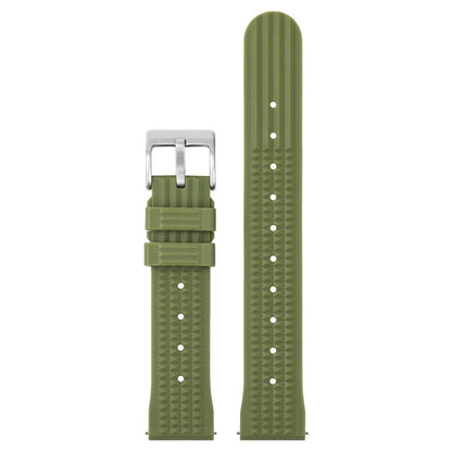 WatchDives Waffle FKM Rubber Watch Band, 20mm/22mm, Quick Release, Waterproof, Durable Fluorocarbon Rubber Strap for Classic Dive Watches. Band Color: mm; Ships from: Parallel Import