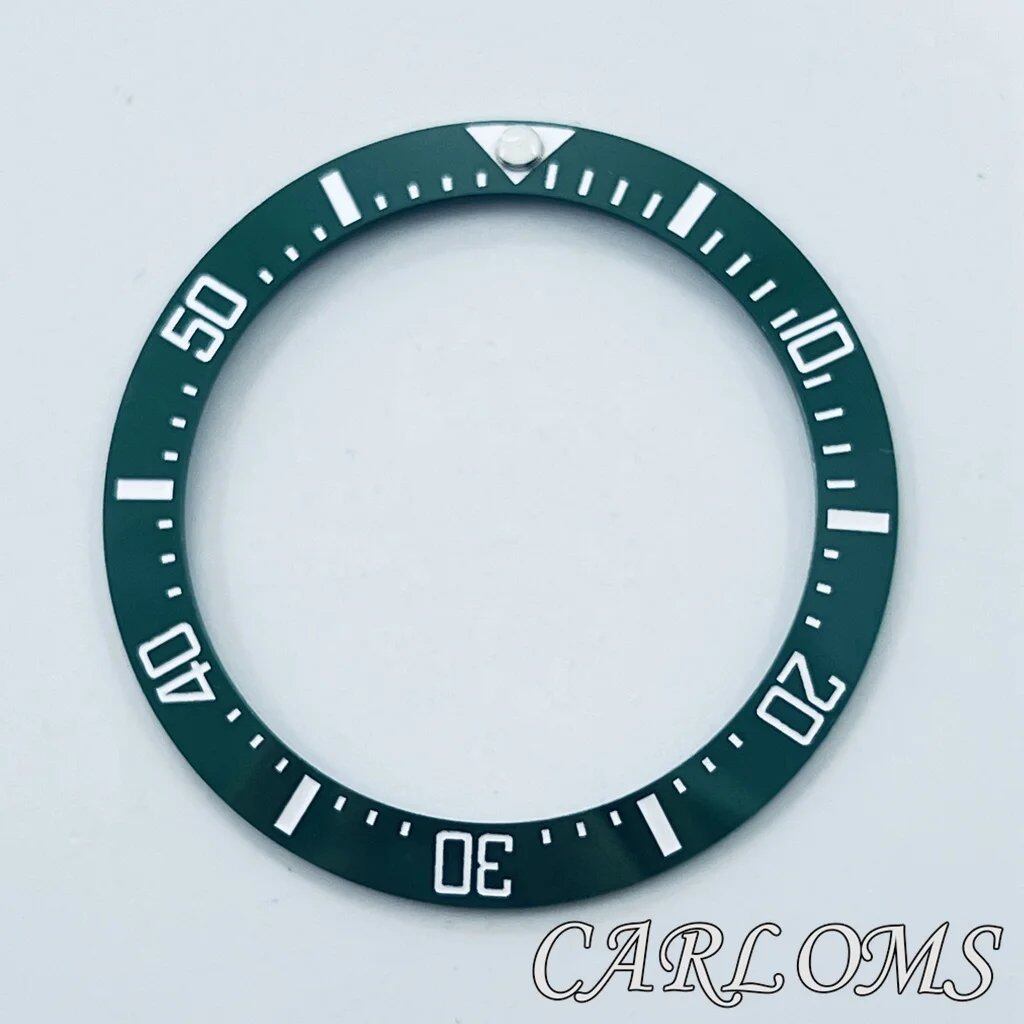 Top 40mm Black, Blue, Green SEA Sterile Bezel with Ceramic Bezel Insert for 44mm Men's Watches, Replacement Accessory, Watch Bezel, Parallel Import