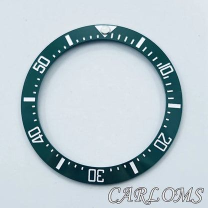 Top 40mm Black, Blue, Green SEA Sterile Bezel with Ceramic Bezel Insert for 44mm Men's Watches, Replacement Accessory, Watch Bezel, Parallel Import