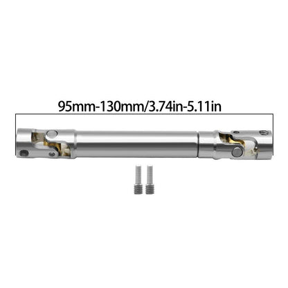 1/10 Scale RC Car Metal Internal Gear Drive Shaft Universal Joint Compatible with Axial SCX10 Gladiator YK4082 TRX4 TF2 D110 Crawlers (Color: Imported)