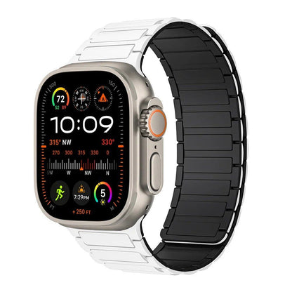 Magnetic Strap for Apple Watch, Silicone Wristband, 45mm, 44mm, 40mm, 46mm, 41mm, 42mm, 38mm, Compatible with iWatch Series 8/7/6/SE/9/10/Ultra 2/49mm, Band Color: mm; Parallel Import