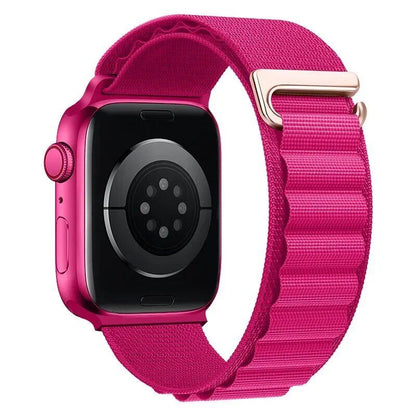 Apple Watch Ultra用アルパインループストラップ - 49mm 45mm 44mm 42mm 41mm 40mm対応 メタルCフックバンド（iwatch SE/シリーズ9/8/7/6/5/4/3互換） バンドカラー：mm 並行輸入品