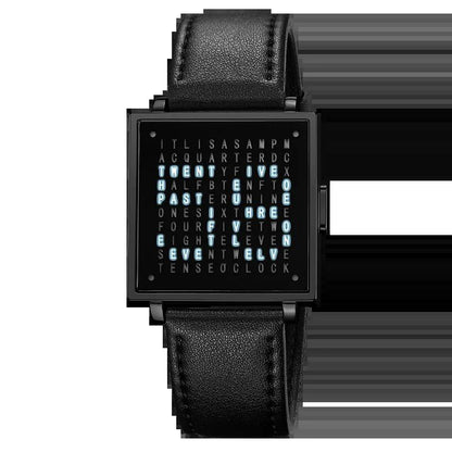 SKMEI 2388 Fashion Electronic Watch for Men, LED Digital Watch with Date Display, Waterproof Leather Strap, Black; Ships from: Parallel Import