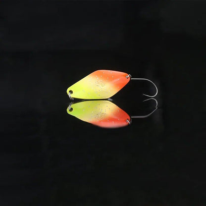 1/5 Spoon Lure, 5g, 40mm, Metal Spinner, Pesca Colorful Copper Sequin, Hard Bait, River Stream, Freshwater, Bass, Pike, Trout, Parallel Import