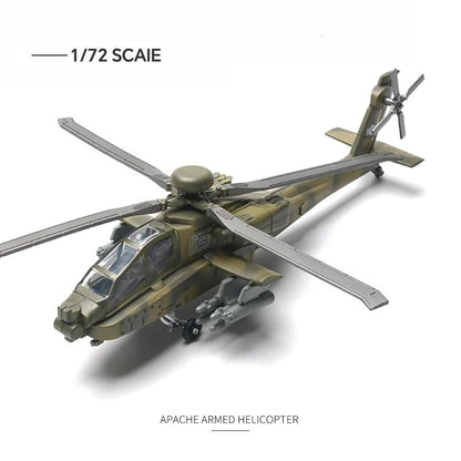 1/72 Scale Modern Russian Fighter Jet Model SU-35S &amp; F-14 &amp; AH-64 Assembly Collection Toycopter Airplane Model Puzzle Assembly Kit (Parallel Import)