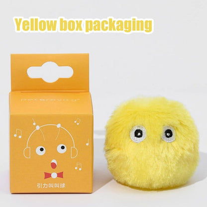 1/3-Piece Interactive Ball, Smart Cat and Dog Toy, Plush Toy with Electric Catnip, Training Toy for Kittens, Touch Sound, Pet Supplies, Squeaky Ball, Size: Small; Color: Parallel Import