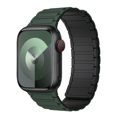 Magnetic Loop Band for Apple Watch, Compatible with 44mm, 40mm, 49mm, 45mm, 41mm, and 38mm Silicone Straps, Compatible with iWatch Series 9/8/7/6/5/4/3/SE/Ultra 2, Parallel Import
