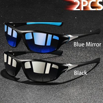 Set of 1, 2, or 3 Retro Sports Sunglasses for Men and Women, Ideal for Fishing, Running, Cycling, Climbing, and Outdoor Sports, UV400 Protection, Anti-Glare Lens Color: Parallel Import