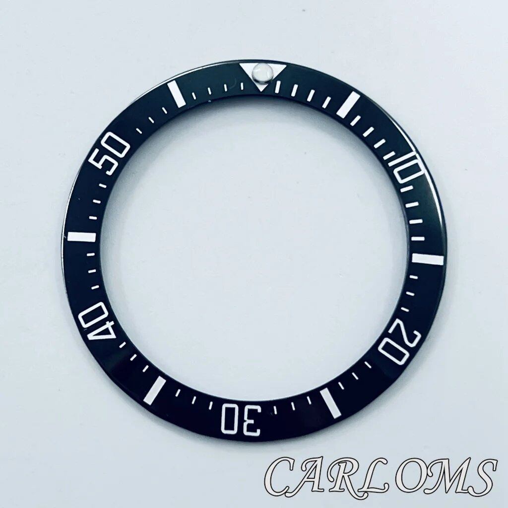 Top 40mm Black, Blue, Green SEA Sterile Bezel with Ceramic Bezel Insert for 44mm Men's Watches, Replacement Accessory, Watch Bezel, Parallel Import