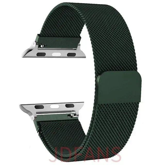 Milanese Loop Strap for Apple Watch, 44mm, 40mm, 45mm, 41mm, 42-38-44mm, Ultra 2, 49mm Metal Band, Compatible with iWatch Series 9, 8, 7, 6, SE, 5, 4, and 3, Band Color: mm, Parallel Import