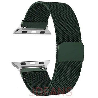 Milanese Loop Strap for Apple Watch, 44mm, 40mm, 45mm, 41mm, 42-38-44mm, Ultra 2, 49mm Metal Band, Compatible with iWatch Series 9, 8, 7, 6, SE, 5, 4, and 3, Band Color: mm, Parallel Import