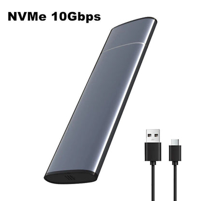 M2 SSDケース NVMe SATAデュアルプロトコル 10Gbps M.2 to USB Type-C 3.1 ポータブルNVMe外付けエンクロージャー M2 2230/2242/2260/2280 SSD対応 ;発送元: 並行輸入品