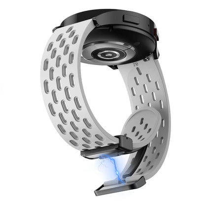 22mm Silicone Sport Strap for Huawei Watch GT 5 Pro/GT5/GT4/GT3/GT2/Watch 4/3 Pro - Magnetic Strap, Band Color: Parallel Import