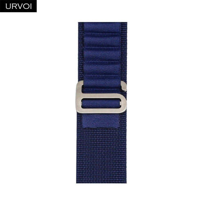 URVOI Apple Watch Ultra 2 Band, Compatible with Series 10/9/8/7/6/SE, Alpine Loop Black, G-Hook Closure, Polyester Woven Cord, Compatible with iWatch 49mm, Band Colors: 44mm, 45mm, 46mm, 49mm, Parallel Import