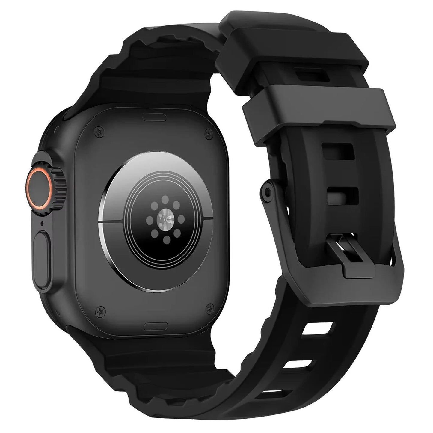Trail Silicone Band Bracelet Strap for Apple Watch Ultra 2 49mm / Series 10/9/8/7 45mm / iWatch 6/5/SE 44mm, Band Color: mm, Parallel Import