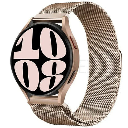 Compatible with Samsung Galaxy Watch 5/6/4/Classic, 22mm/20mm Metal Milanese Loop Magnetic Star-Like Bracelet, Hubai GT4/3/2e Strap, Size 2, Parallel Import
