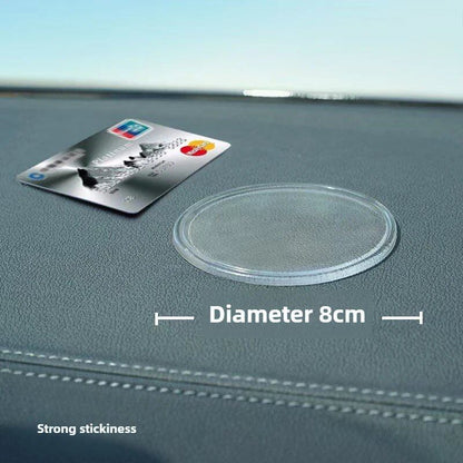 Set of 3 Silicone Car Dashboard Mats, Non-Slip Car Phone Storage Mats, Decorative Holder Mats, Parallel Import