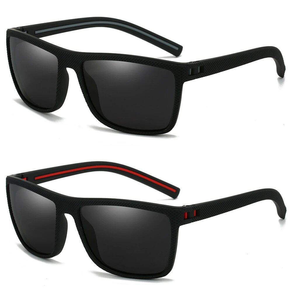 1/2-Piece Men's and Women's Polarized UV400 Sunglasses, Fishing Goggles, Outdoor Sports Eyewear, Parallel Import