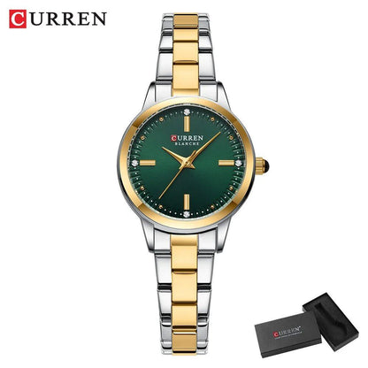 Karlen Women's Simple Dial Bracelet Quartz Watch, Stylish and Elegant, Color: Parallel Import