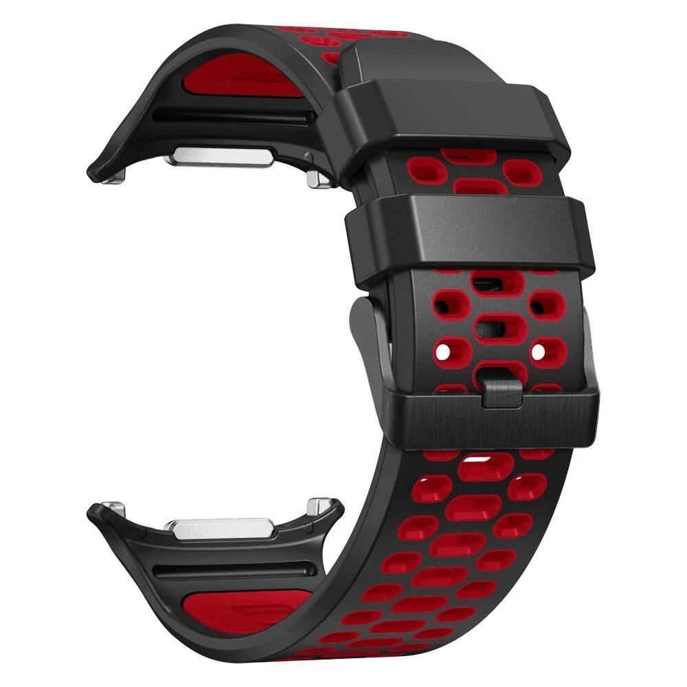 Two-Tone Sport Silicone Band for Samsung Galaxy Watch Ultra, 47mm, Breathable Bracelet, Replacement Watch Band, Band Color: ; Band Width: Galaxy Watch Ultra, Parallel Import
