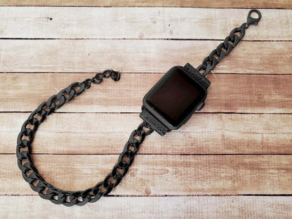 Apple Watch Band, Stainless Steel, Double Circle Metal Strap - Compatible with Apple Watch Series 7/6/SE/5/4/3, 40mm, 44mm, 41mm, 45mm, Women's, Band Color: Parallel Import