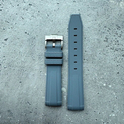 20mm High-Quality Rubber Silicone Strap in Black, Gray, Pink, Yellow, and Blue. Compatible with Omega, Swatch, and Moonwatch. Band Color: Black, Gray, Pink; Band Width: 20mm; Ships from: Parallel Import.