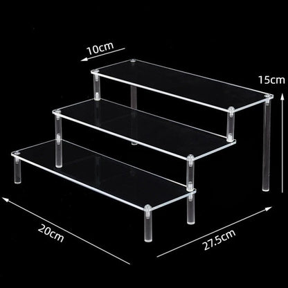 1-5 Tier Acrylic Display Stand/Clear Case (for Cupcakes, Perfume, Dolls, Amiibo, and Funko POP Figures) Color: Parallel Import