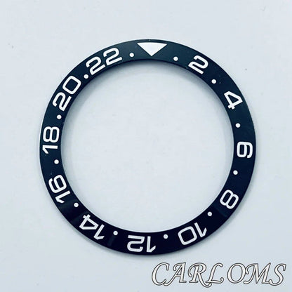 Top 40mm Black, Blue, Green SEA Sterile Bezel with Ceramic Bezel Insert for 44mm Men's Watches, Replacement Accessory, Watch Bezel, Parallel Import