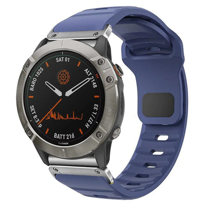 QuickFit Silicone Strap for Garmin Fenix 8, E, 7, 7X, 6X, Pro, 5X Plus, Epic, Pro Gen 2, 47mm, 51mm, Enduro 3, Gapless, 22mm, 26mm, Watch Band, Size: 2; Ships from: Parallel Import