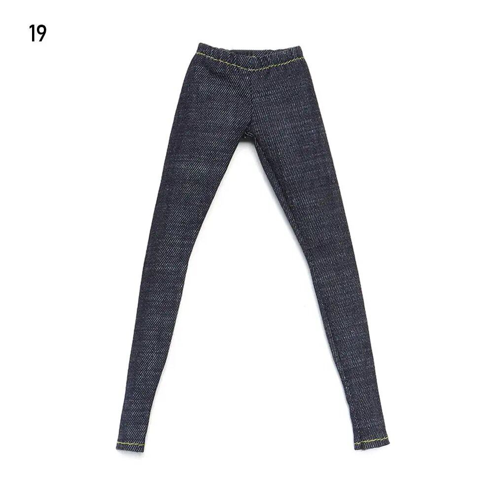 1/6 Scale Doll Clothes, Bottom Pants, Fashion Denim Shorts, Stretchy Tights, Leggings, PU Leather Trousers, 30cm BJD Doll Accessories, Parallel Import