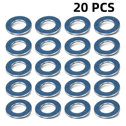 Set of 10/20/50/100 Oil Drain Sump Platform Gaskets, Washers, 12mm Hole, Seal Rings, 90430-12031, for Toyota Camry, Colora, and Lexus. Color: 0. Parallel Import.