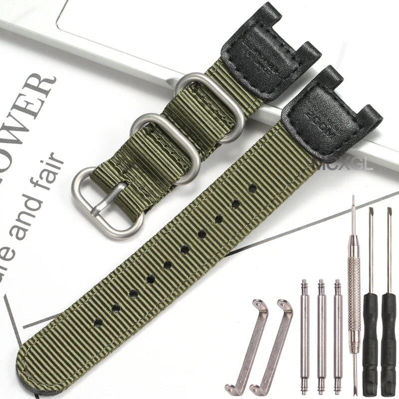 Replacement nylon strap for Casio SGW100, SGW-100-1V, SGW-100-1VDF sports watch, and GW-3500B. Available in canvas and band colors. Band width: 12mm x 24mm. Ships from: Parallel import.
