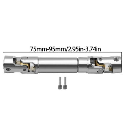 1/10 Scale RC Car Metal Internal Gear Drive Shaft Universal Joint Compatible with Axial SCX10 Gladiator YK4082 TRX4 TF2 D110 Crawlers (Color: Imported)