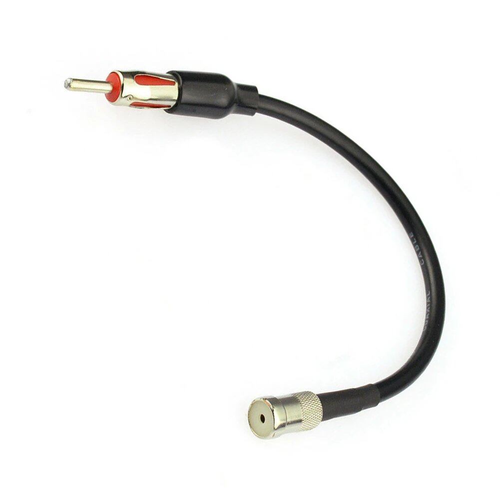 Set of 2 Fakra Car FM/AM Stereo Radio Antenna Adapter Cables, Fakra Z Female to DIN Female, Fakra Z Male to DIN Male Converter, Color: Parallel Import