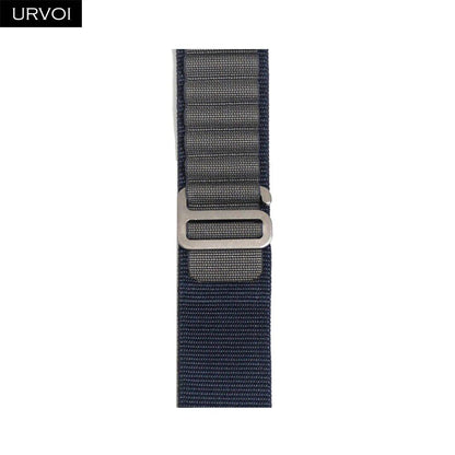 URVOI Apple Watch Ultra 2 Band, Compatible with Series 10/9/8/7/6/SE, Alpine Loop Black, G-Hook Closure, Polyester Woven Cord, Compatible with iWatch 49mm, Band Colors: 44mm, 45mm, 46mm, 49mm, Parallel Import