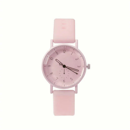Pink digital simple ladies' dress watch, designer fashion watch, 2023 new arrival, casual silicone strap, quartz movement, ladies' watch, gift clock; Ships from: Parallel import