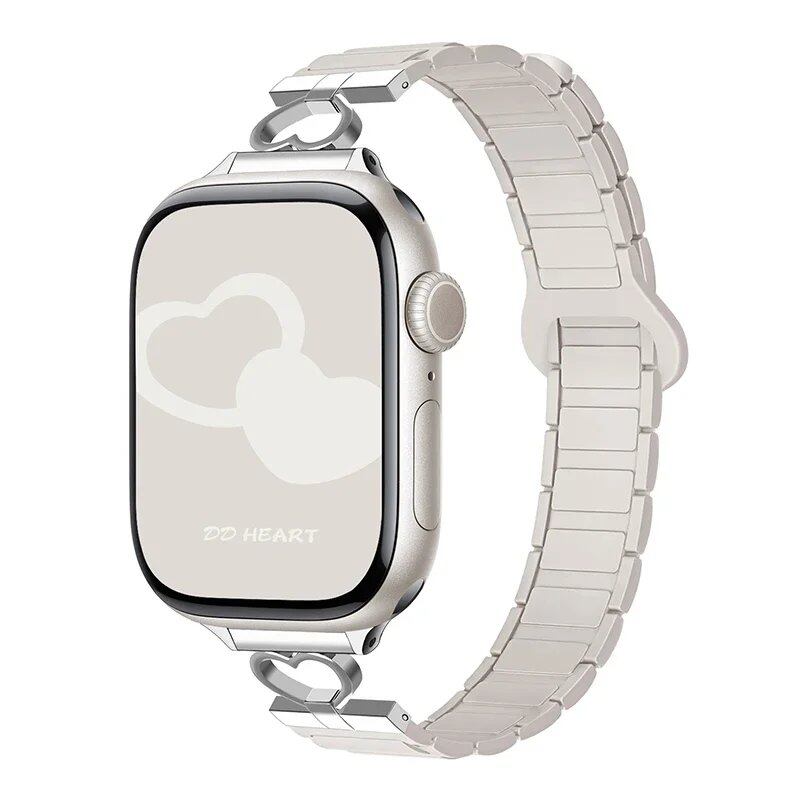 Magnetic Strap for Apple Watch, Silicone Bracelet, Compatible with 45mm, 44mm, 40mm, 42mm, 46mm, 41mm, 49mm, and 38mm Watches, iWatch Series 10/SE/9/8/7/Ultra 2, Band Color: mm, Parallel Import