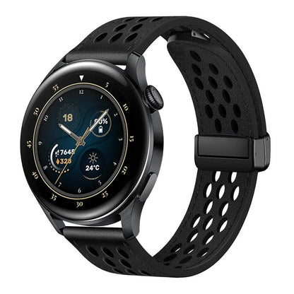 HUAWEI Watch GT 5 Pro / 4 / 3 / 2 / 2e Compatible Leather Strap - Sport Band with Magnetic Bracelet, Compatible with HUAWEI Watch 4 / 4 Pro / 3 / 3 Pro / GT5 / GT4 / GT3 / GT2 / 2E, Band Color: Parallel Import