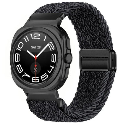 Replacement Nylon Loop Strap for Samsung Galaxy Watch Ultra (47mm) with Magnetic Buckle, Compatible with Galaxy Watch 7 Ultra, Band Color: Compatible with Galaxy Watch Ultra; Band Width: Compatible with Galaxy Watch Ultra (Parallel Import)