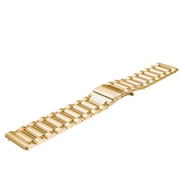 18, 20, 22, 24mm Full Stainless Steel Watch Band for Samsung Gear S3/S2 Classic, Galaxy Watch 42/46mm, and Huawei Watch 2 Pro/GT. Band Color: mm. Parallel Import.