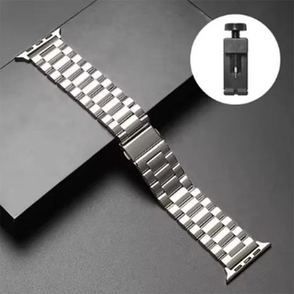 Stainless steel metal band bracelet for Apple Watch Ultra 2/Series 10, 9, 8, 7, 6, 5, and 4 (38/40/41/42/44/45/46/49mm) Band Color: mm Parallel Import