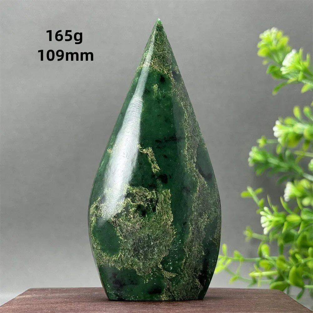 天然エメラルド フリーシェイプ トーチ研磨 工芸品 レイキヒーリング 瞑想 ウィッチクラフト サクリファイス エネルギー ホーム 風水 デコレーション カラー 並行輸入品