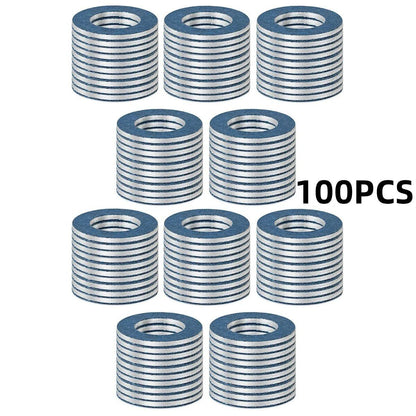 Set of 10/20/50/100 Oil Drain Sump Platform Gaskets, Washers, 12mm Hole, Seal Rings, 90430-12031, for Toyota Camry, Colora, and Lexus. Color: 0. Parallel Import.