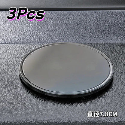 Set of 3 Silicone Car Dashboard Mats, Non-Slip Car Phone Storage Mats, Decorative Holder Mats, Parallel Import