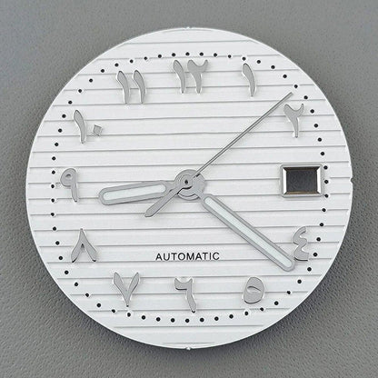 30.5mm Nautilus Arabic Dial (Non-Luminous) for NH35 Movement, Watch Parts, Repair, Color: Parallel Import