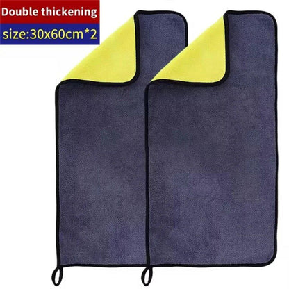 1/3/5-Count Microfiber Cleaning Towels, Car Cleaning Cloths, Professional Microfiber Car Drying Towels, Car Wash Towels, Accessories, Color: 30, Parallel Import