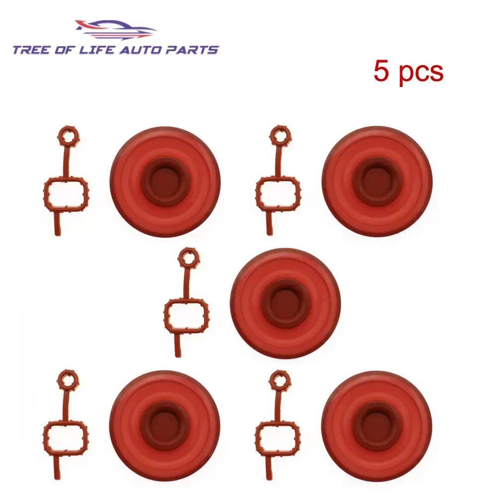 1/2/5/10 Pieces PCV Valve Cover Diaphragm Membrane for VW, Audi Q7, A3, TT, and Porsche 3.6L and 3.2L (Part Numbers 022103483E, 03H103483C, 03H103429B, and 022103475AF) Compatible Parts, Parallel Import