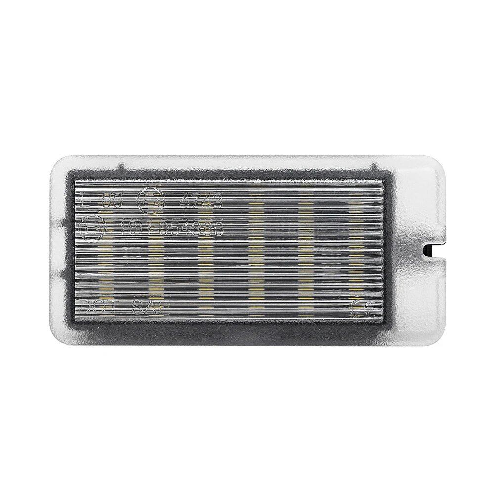 Set of 2 LED Trunk Lights for Nissan, Dacia, Renault, Clio, Megane 2, 3, Espace 4, Twingo, and Grand Scenic. Parallel import.